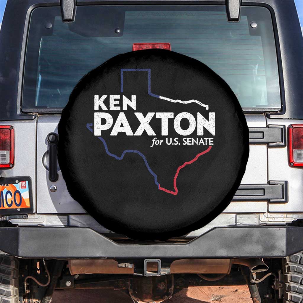 Ken Paxton for US Senate Spare Tire Cover Texas Senate Race 2026 TS11 No hole Black Print Your Wear