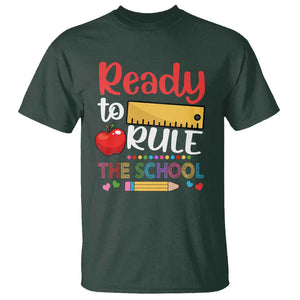 Ready To Rule The School T Shirt First Day Of School Ruler TS11 Dark Forest Green Print Your Wear