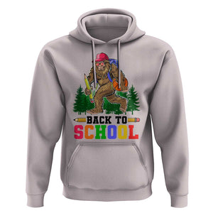 Funny Back To School Bigfoot Hoodie Backpack Pencil Basketball TS11 Ice Gray Print Your Wear