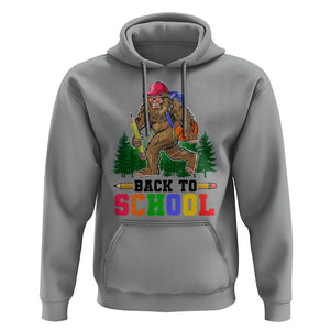 Funny Back To School Bigfoot Hoodie Backpack Pencil Basketball TS11 Sport Gray Print Your Wear