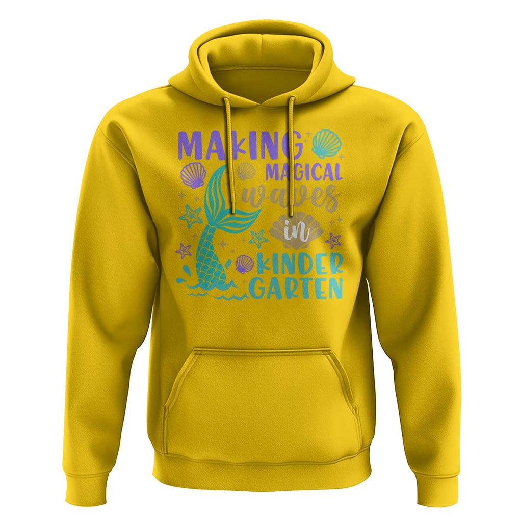 Making Magical Waves In Kindergarten Hoodie Mythical Mermaid Seashell Starfish TS11 Daisy Print Your Wear