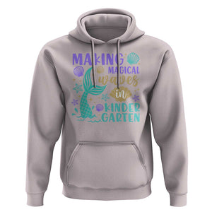 Making Magical Waves In Kindergarten Hoodie Mythical Mermaid Seashell Starfish TS11 Ice Gray Print Your Wear