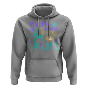 Making Magical Waves In Kindergarten Hoodie Mythical Mermaid Seashell Starfish TS11 Sport Gray Print Your Wear