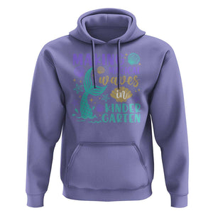 Making Magical Waves In Kindergarten Hoodie Mythical Mermaid Seashell Starfish TS11 Violet Print Your Wear