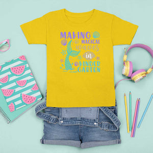 Making Magical Waves In Kindergarten T Shirt For Kid Mythical Mermaid Seashell Starfish TS11 Daisy Print Your Wear