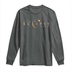Spain Solar Eclipse 2026 Long Sleeve Shirt August 12 2026 Total Eclipse