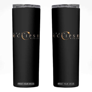 Spain Solar Eclipse 2026 Skinny Tumbler August 12 2026 Total Eclipse