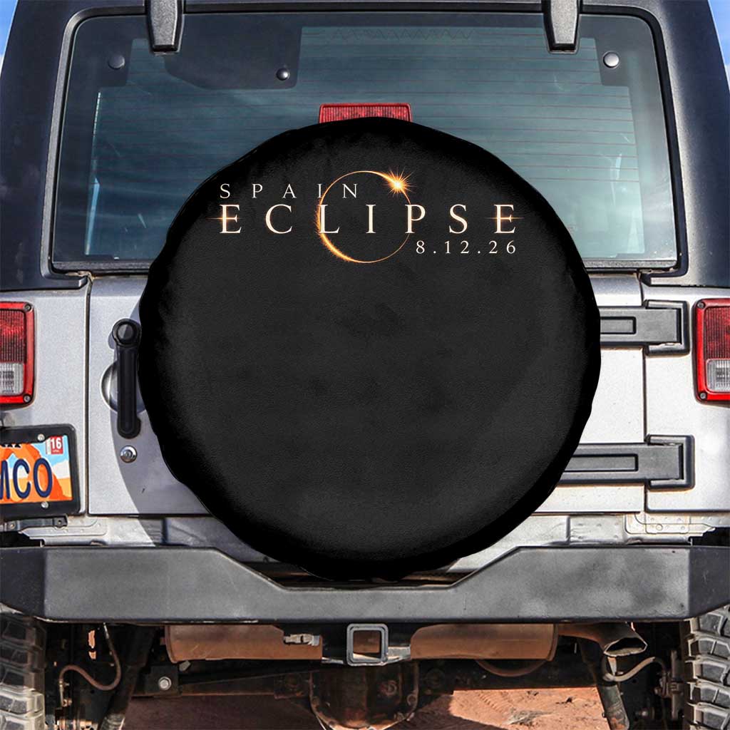 Spain Solar Eclipse 2026 Spare Tire Cover August 12 2026 Total Eclipse