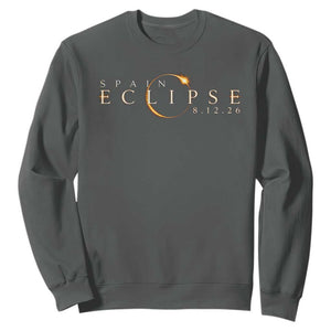 Spain Solar Eclipse 2026 Sweatshirt August 12 2026 Total Eclipse