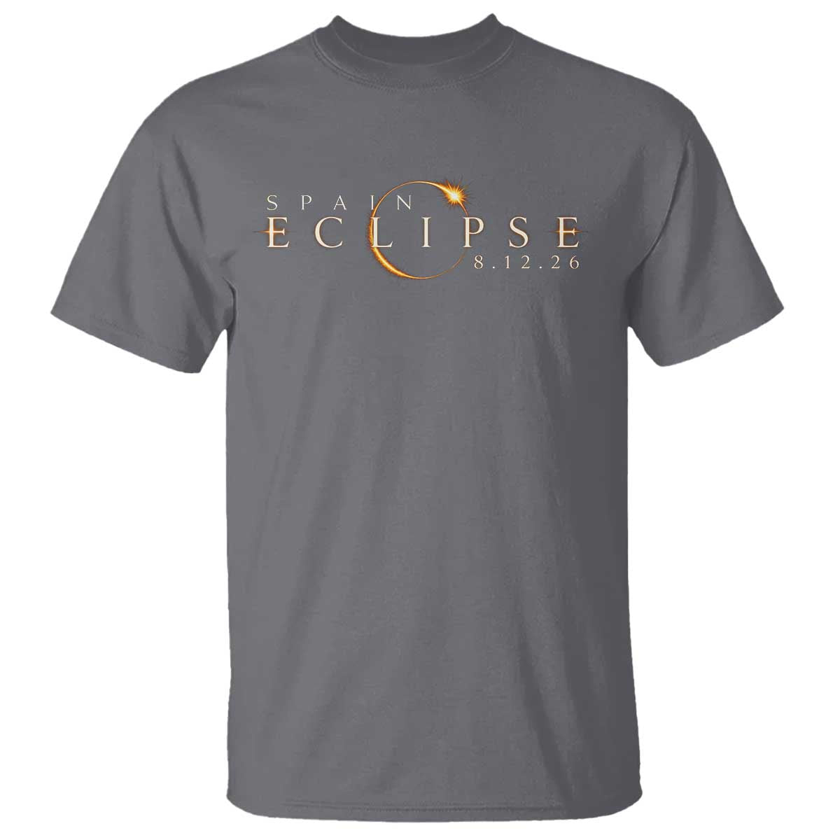 Spain Solar Eclipse 2026 T Shirt August 12 2026 Total Eclipse