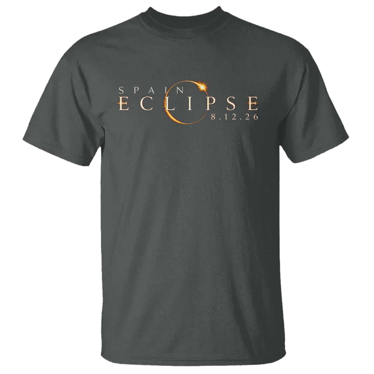 Spain Solar Eclipse 2026 T Shirt August 12 2026 Total Eclipse