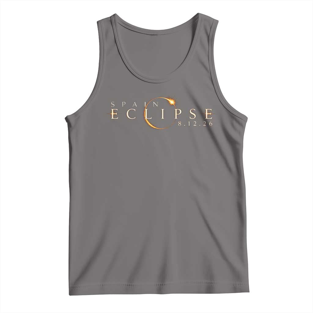Spain Solar Eclipse 2026 Tank Top August 12 2026 Total Eclipse