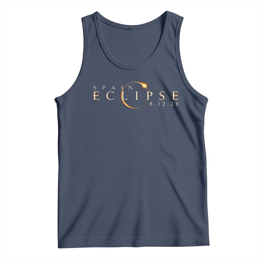 Spain Solar Eclipse 2026 Tank Top August 12 2026 Total Eclipse