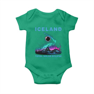 Iceland Total Solar Eclipse 2026 Baby Onesie August 12 Eclipse Totality Chaser Aurora Northern Lights