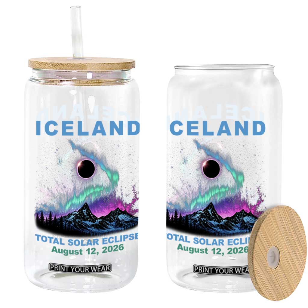 Iceland Total Solar Eclipse 2026 Glass Can August 12 Eclipse Totality Chaser Aurora Northern Lights