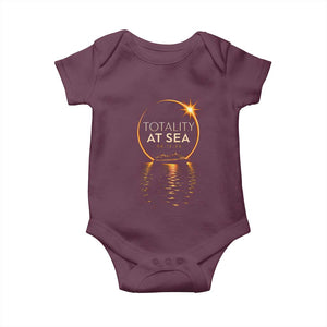 Total Solar Eclipse At Sea 2026 Baby Onesie Totality Eclipse Cruise