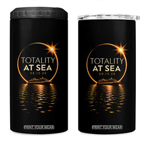 Total Solar Eclipse At Sea 2026 4 in 1 Can Cooler Tumbler Totality Eclipse Cruise