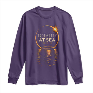 Total Solar Eclipse At Sea 2026 Long Sleeve Shirt Totality Eclipse Cruise