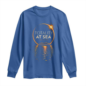 Total Solar Eclipse At Sea 2026 Long Sleeve Shirt Totality Eclipse Cruise