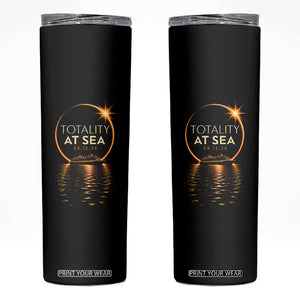 Total Solar Eclipse At Sea 2026 Skinny Tumbler Totality Eclipse Cruise