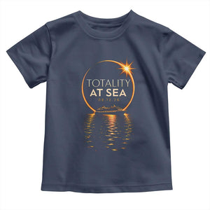 Total Solar Eclipse At Sea 2026 Toddler T Shirt Totality Eclipse Cruise