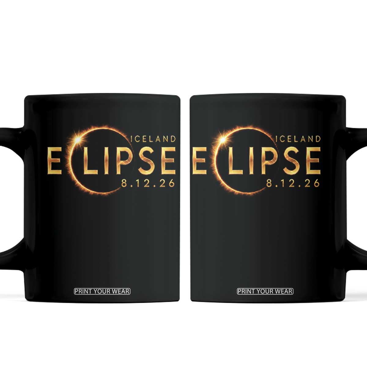 Iceland Eclipse 2026 Coffee Mug August 12 26 Solar Eclipse Totality