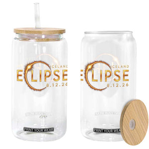 Iceland Eclipse 2026 Glass Can August 12 26 Solar Eclipse Totality