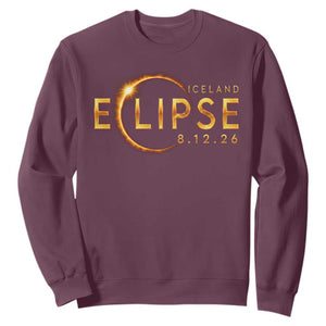 Iceland Eclipse 2026 Sweatshirt August 12 26 Solar Eclipse Totality