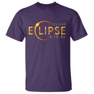 Iceland Eclipse 2026 T Shirt August 12 26 Solar Eclipse Totality