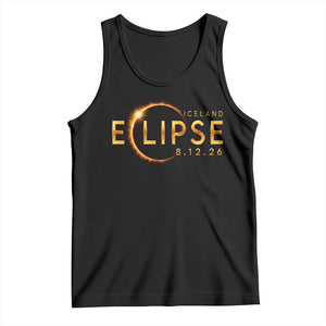 Iceland Eclipse 2026 Tank Top August 12 26 Solar Eclipse Totality