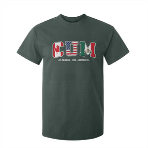 CUM Canada USA Mexico Patriotic Soccer Fans T Shirt For Kid