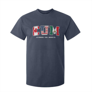 CUM Canada USA Mexico Patriotic Soccer Fans T Shirt For Kid