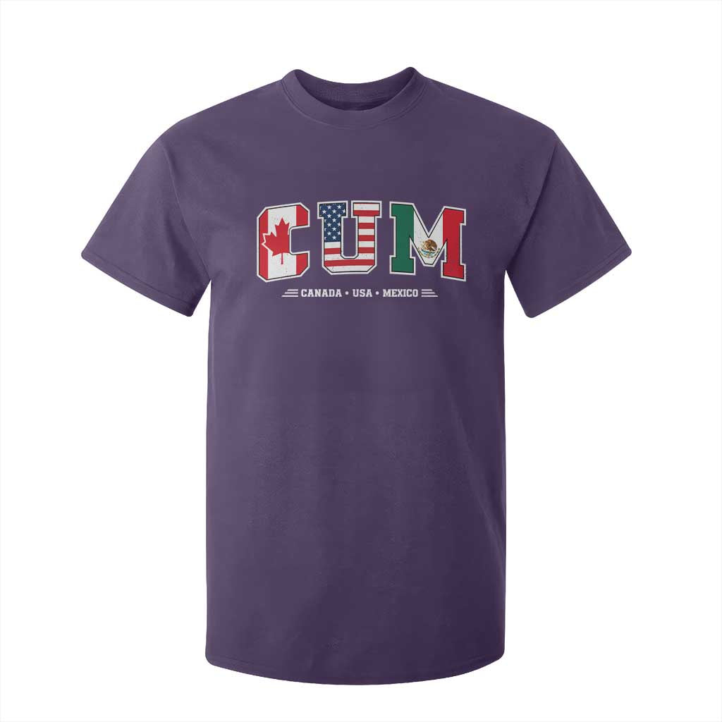 CUM Canada USA Mexico Patriotic Soccer Fans T Shirt For Kid