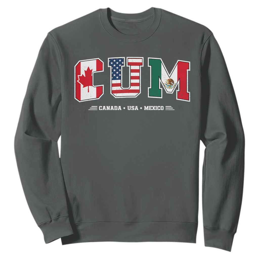 CUM Canada USA Mexico Patriotic Soccer Fans Sweatshirt