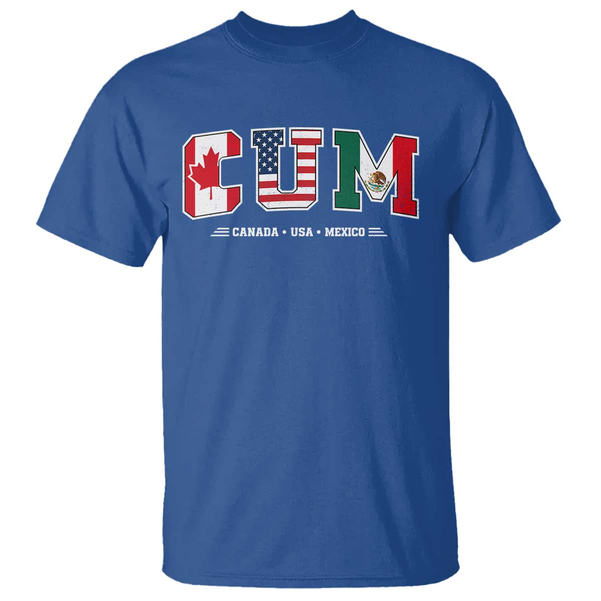 CUM Canada USA Mexico Patriotic Soccer Fans T Shirt