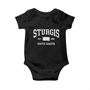 Sturgis South Dakota Est 1888 Baby Onesie Vintage SD State Map Pride
