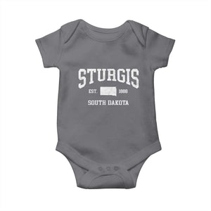 Sturgis South Dakota Est 1888 Baby Onesie Vintage SD State Map Pride