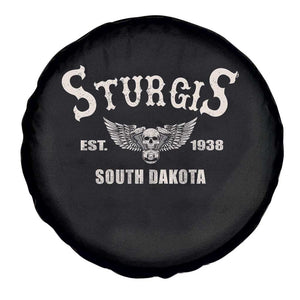 Sturgis South Dakota Est 1938 Motorcycle Biker Skull Spare Tire Cover