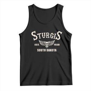Sturgis South Dakota Est 1938 Motorcycle Biker Skull Tank Top