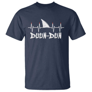 Funny Shark Heartbeat EKG Dunn Ocean Wildlife T Shirt TS11 Navy Print Your Wear
