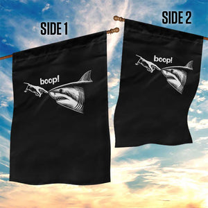 Boop Shark Meme Garden Flag Funny Nose Touch Shark Lovers Ocean Life TS11 Print Your Wear