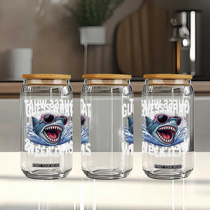 Funny Shark Guess What Week It Is Glass Can Shark Awareness Support Ocean Summer TS11 Print Your Wear