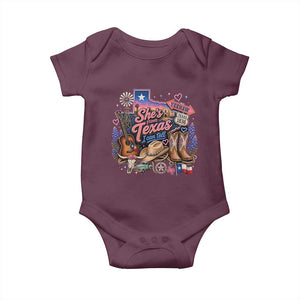 She Is From Texas I Can Tell Baby Onesie Texas Girl Pride