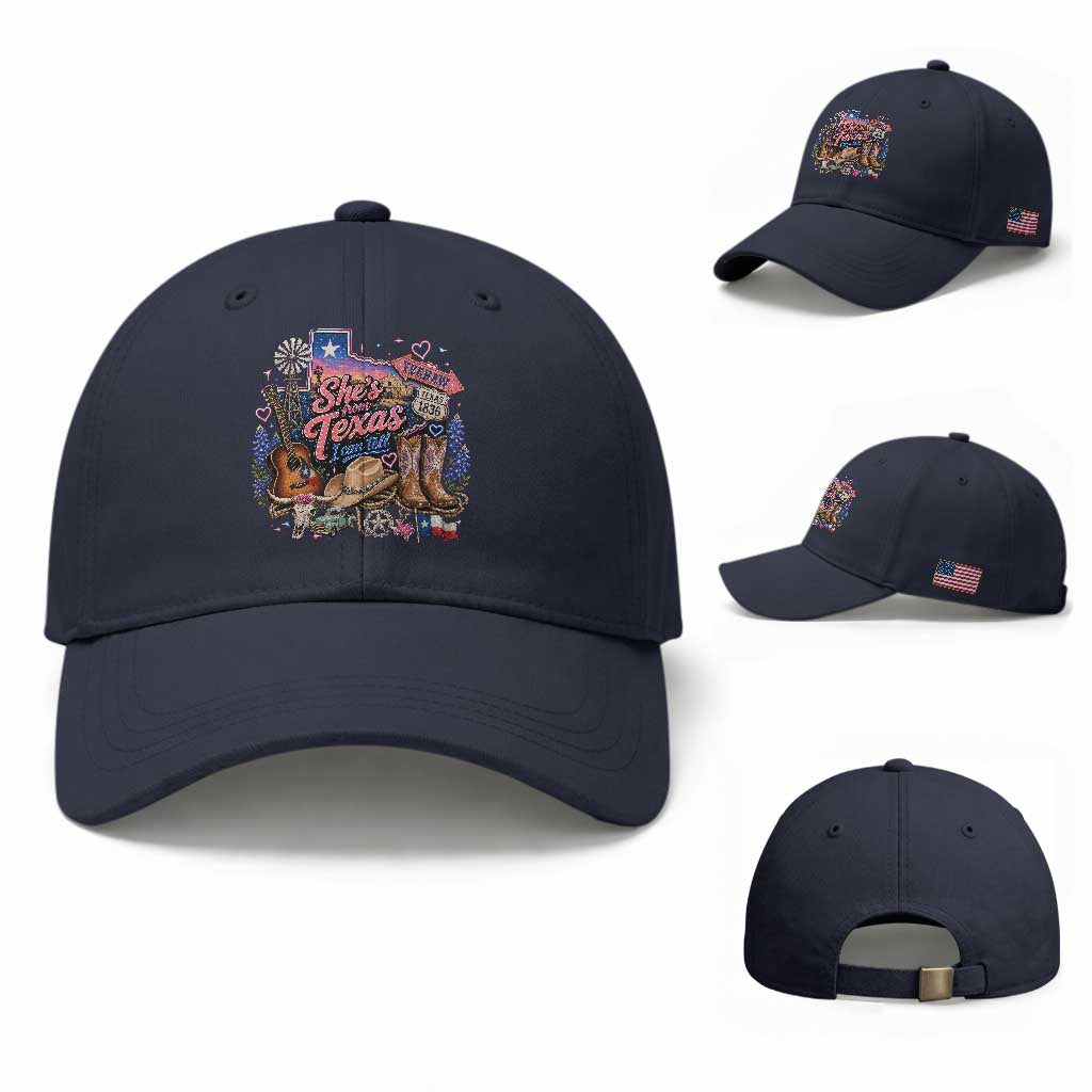 She Is From Texas I Can Tell Baseball Cap Texas Girl Pride
