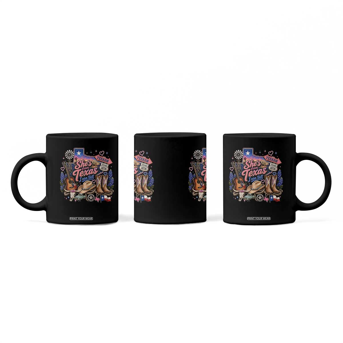 She Is From Texas I Can Tell Coffee Mug Texas Girl Pride