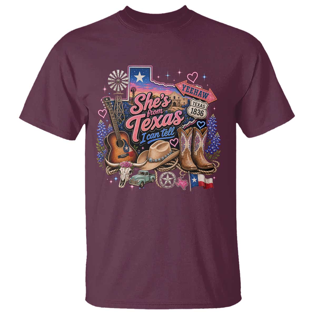 She Is From Texas I Can Tell T Shirt Texas Girl Pride