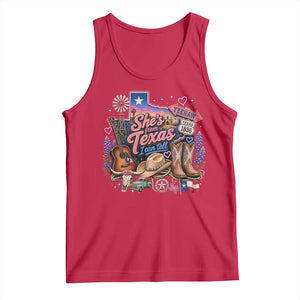 She Is From Texas I Can Tell Tank Top Texas Girl Pride