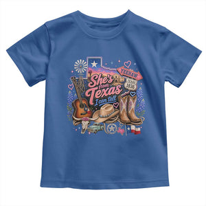 She Is From Texas I Can Tell Toddler T Shirt Texas Girl Pride
