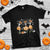 Funny Halloween T Shirt Ballerina Pumpkin Skeleton Pumpkin Flower TS11 Black Print Your Wear