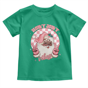 Funny Pink Christmas Retro Black Santa Baby Shirt Holly Jolly Vibes TS11 Irish Green Print Your Wear